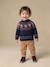 Jacquard trui baby jongen marineblauw - vertbaudet enfant 