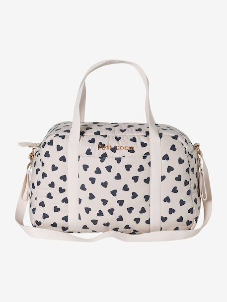 Sac à langer CATALINA 48 h beige imprimé+ficelle+kaki - vertbaudet enfant 