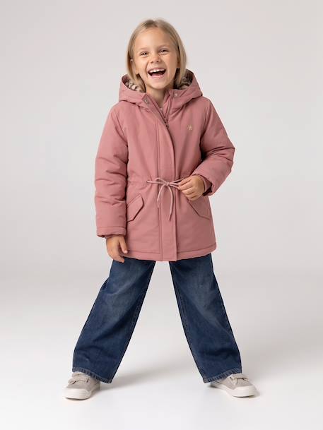 Parka 3 en 1 fille amovible blush+marine - vertbaudet enfant 