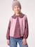 Mouwloos meisjesvest met knopen lila+vanille - vertbaudet enfant 