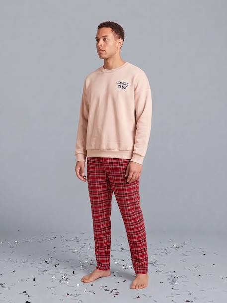 Herenkerstpyjama Capsule Familie rood - vertbaudet enfant 
