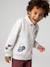 Sweat polo garçon gris chiné - vertbaudet enfant 