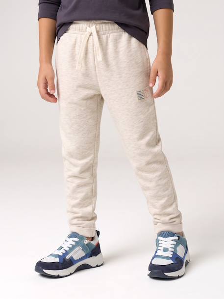 Joggingbroek jongen gemêleerd wit - vertbaudet enfant 