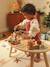 Table d'activités double hauteur HAPPY FOREST en bois FSC® écru - vertbaudet enfant 