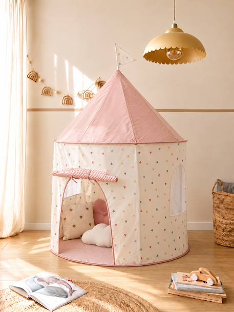 Tipi de jeu château multicolore+vert - vertbaudet enfant 