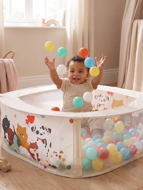 Piscine à balles et 50 balles écru - vertbaudet enfant 