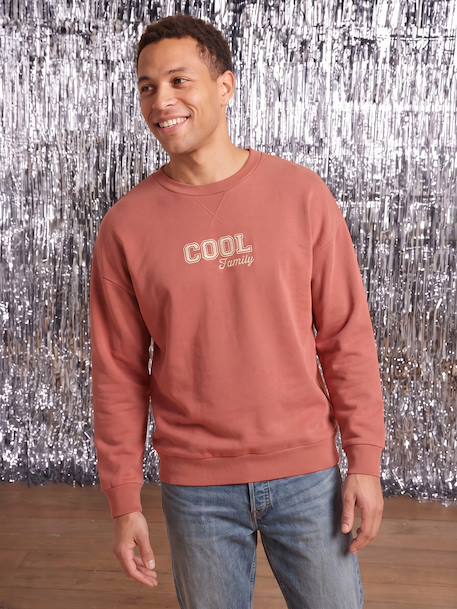 Damessweater met lange Meneer terracotta - vertbaudet enfant 