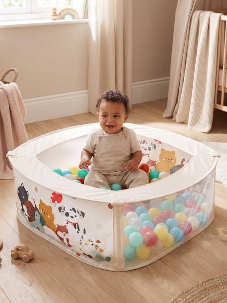 Piscine à balles et 50 balles écru - vertbaudet enfant 