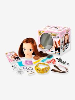 Speelgoed-Poppen-Barbiepoppen en toebehoren-Kapperskop met schroefklem BUKI
