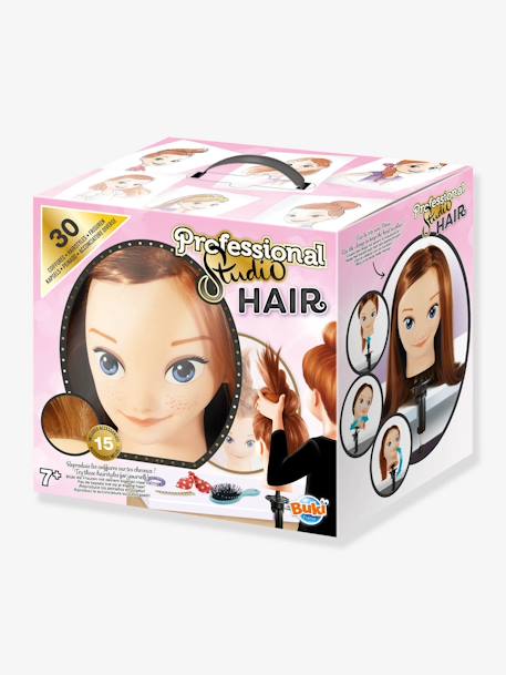 Tête à coiffer avec étau ROSE - vertbaudet enfant 