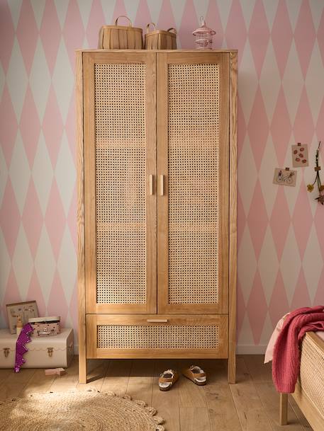Armoire 2 portes cannage Ella bois - vertbaudet enfant 