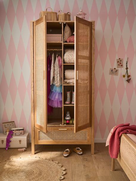 Armoire 2 portes cannage Ella bois - vertbaudet enfant 