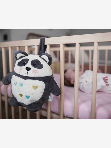 Peluche aide au sommeil rechargeable TOMMEE TIPPEE Pippo le panda Noir - vertbaudet enfant 