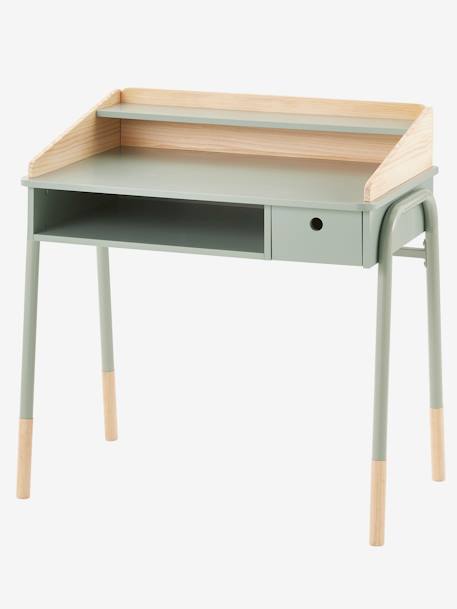 Basisschoolbureau LIGNE AMAZONE GROEN+Roze - vertbaudet enfant 