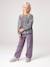 Blouse fille manches smockées ivoire+rose pâle+vanille+vert sauge - vertbaudet enfant 