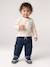 Babyjongens T-shirt met lange mouwen grijsblauw+vanille - vertbaudet enfant 