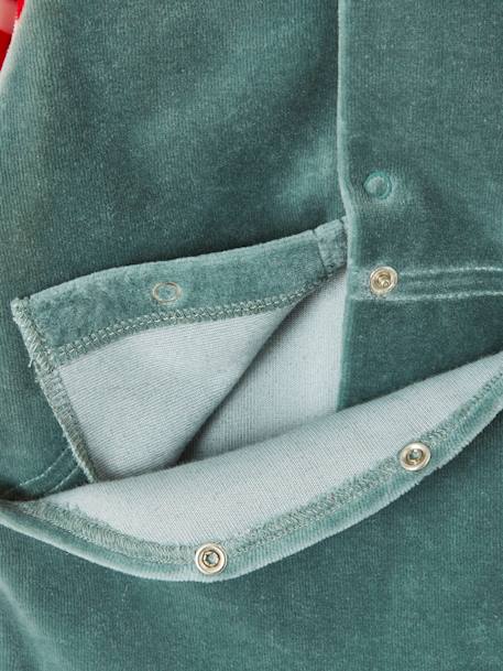 Pyjama bébé mixte + bonnet Joyeux Lutin coffret cadeau Noël vert sapin - vertbaudet enfant 