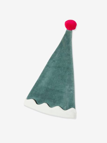 Pyjama bébé mixte + bonnet Joyeux Lutin coffret cadeau Noël vert sapin - vertbaudet enfant 