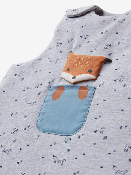 Gigoteuse sans manches BABY FOX gris chiné - vertbaudet enfant 