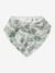 Lot 3 bavoirs bandanas en gaze de coton BLANC+carreaux vert+écru+lot beige+lot renard+lot vert panda+vert sauge - vertbaudet enfant 