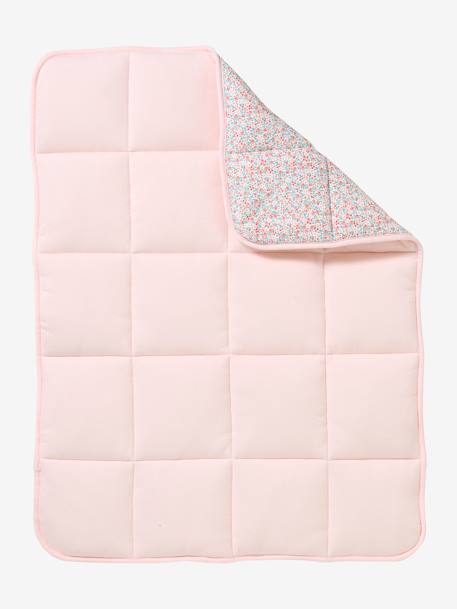 Tapis fond de parc imprimé coeurs+rose/fleurs - vertbaudet enfant 