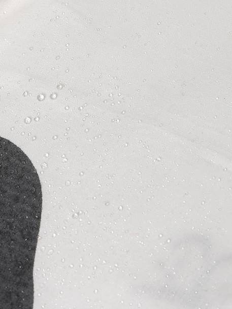 Coussin de chaise haute carreaux vert+écru+ivoire Panda+moutarde+rayé bleu - vertbaudet enfant 