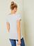 Lot de 2 T-shirts cache-coeur grossesse et allaitement LOT MARINE/GRIS+noir - vertbaudet enfant 