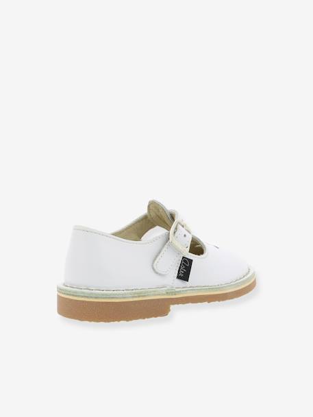 Sandales cuir Dingo blanc - vertbaudet enfant 