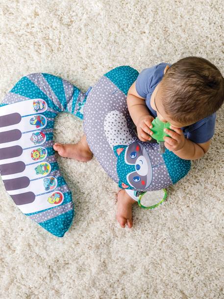 Coussin Piano évolutif 3 en 1 Infantino GRIS ET BLEU - vertbaudet enfant 