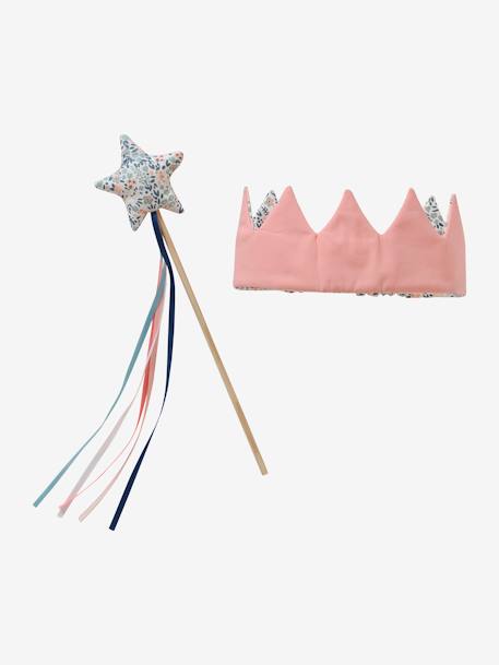 Couronne + baguette rose - vertbaudet enfant 