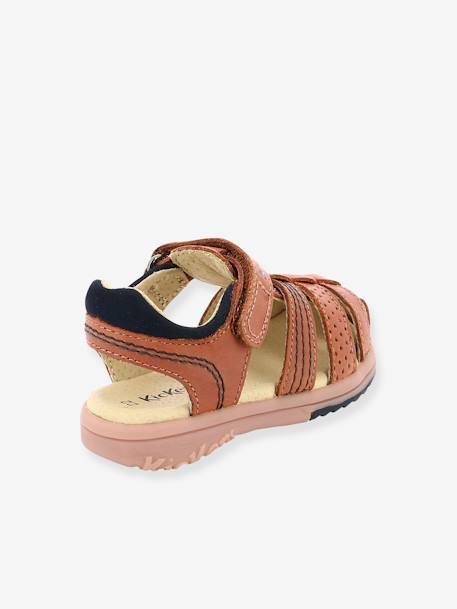 Sandales cuir garçon Platinium camel - vertbaudet enfant 