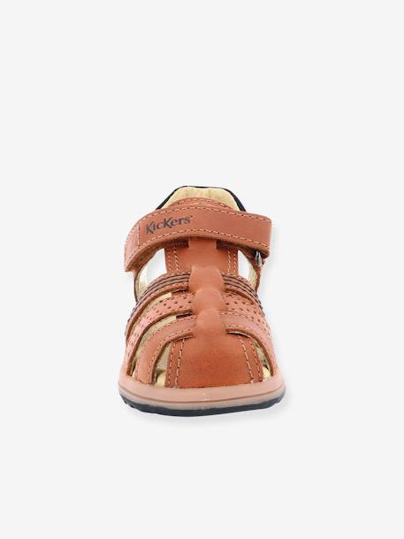 Sandales cuir garçon Platinium camel - vertbaudet enfant 
