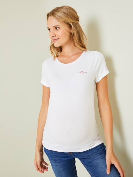T-shirt maman à personnaliser Oeko-Tex® blanc - vertbaudet enfant 