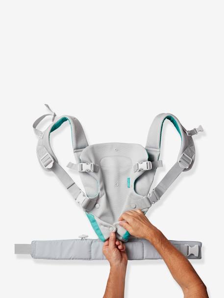 Porte bébé Flip Ergo 4 en 1 Convertible Air GRIS CLAIR - vertbaudet enfant 