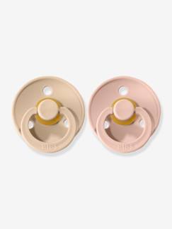 Puériculture-Repas-Sucette et anneau de dentition-Lot de 2 sucettes-tétines Colour, taille 1 de 0 à 6 mois