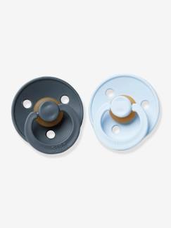 Puériculture-Repas-Sucette et anneau de dentition-Lot de 2 sucettes-tétines Colour ou Colour Night, taille 2 de 6 à 18 mois