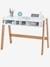 Bureau enfant LIGNE ARCHITEKT BLANC/BOIS CLAIR+vert - vertbaudet enfant 