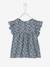 Baby T-shirt met bloemenprint marineblauw met print - vertbaudet enfant 