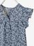 Baby T-shirt met bloemenprint marineblauw met print - vertbaudet enfant 