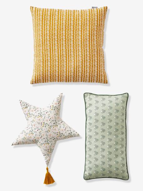 Set van 3 kussens meerkleurig - vertbaudet enfant 