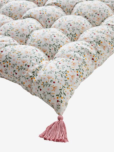 Housse De Couette Bébé Vertbaudet Fleurettes 100x120 Cm - Coton Pur - Label Oeko-Tex
