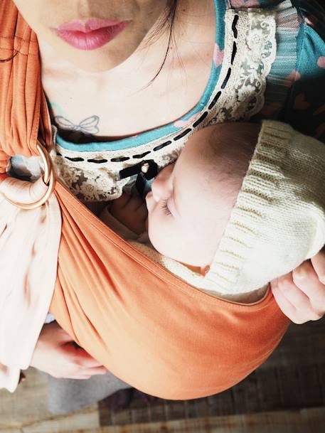 La petite écharpe sans n½ud ANTHRACITE OLIVE+noir+Nude/Caramel - vertbaudet enfant 