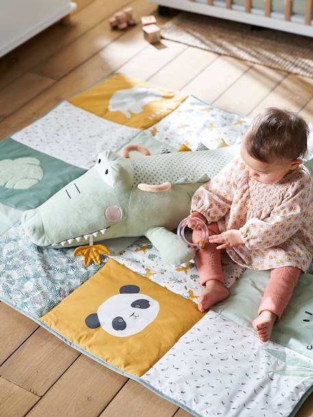 Tapis de sol patchwork HANOI vert - vertbaudet enfant 