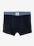 Lot de 5 boxers garçon BASICS bleu clair - vertbaudet enfant 