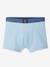 Lot de 5 boxers garçon BASICS bleu clair - vertbaudet enfant 