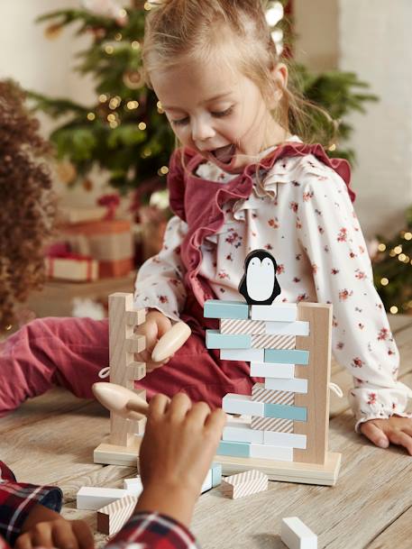 Jeu du mur en bois FSC® bleu - vertbaudet enfant 