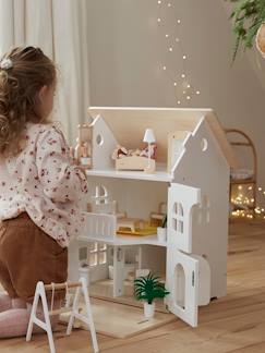 Speelgoed-Figuurtjes en fantasie-Romantisch poppenhuis + meubilair