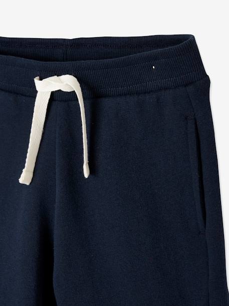 Lot de 2 bermudas garçon en molleton lot encre+lot rouge+vert sauge - vertbaudet enfant 