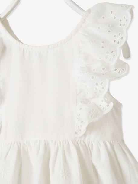 Ceremonieset voor baby met jurk, bloomer en haarband ivoor - vertbaudet enfant 