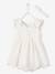 Ensemble cérémonie bébé robe, bloomer et bandeau ivoire - vertbaudet enfant 
